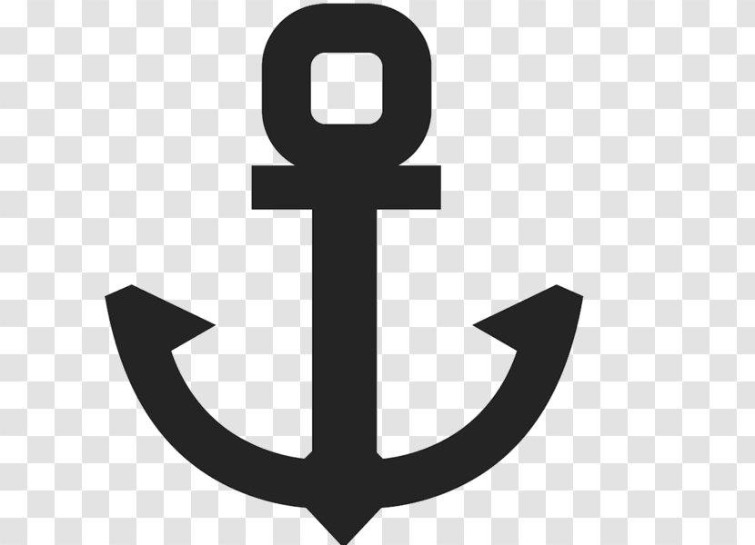 Clip Art Image - Black And White - Dating Old Ship Anchors Transparent PNG