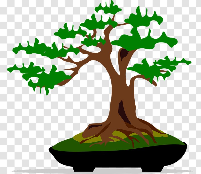 Bonsai Tree Clip Art - Plant Stem Transparent PNG