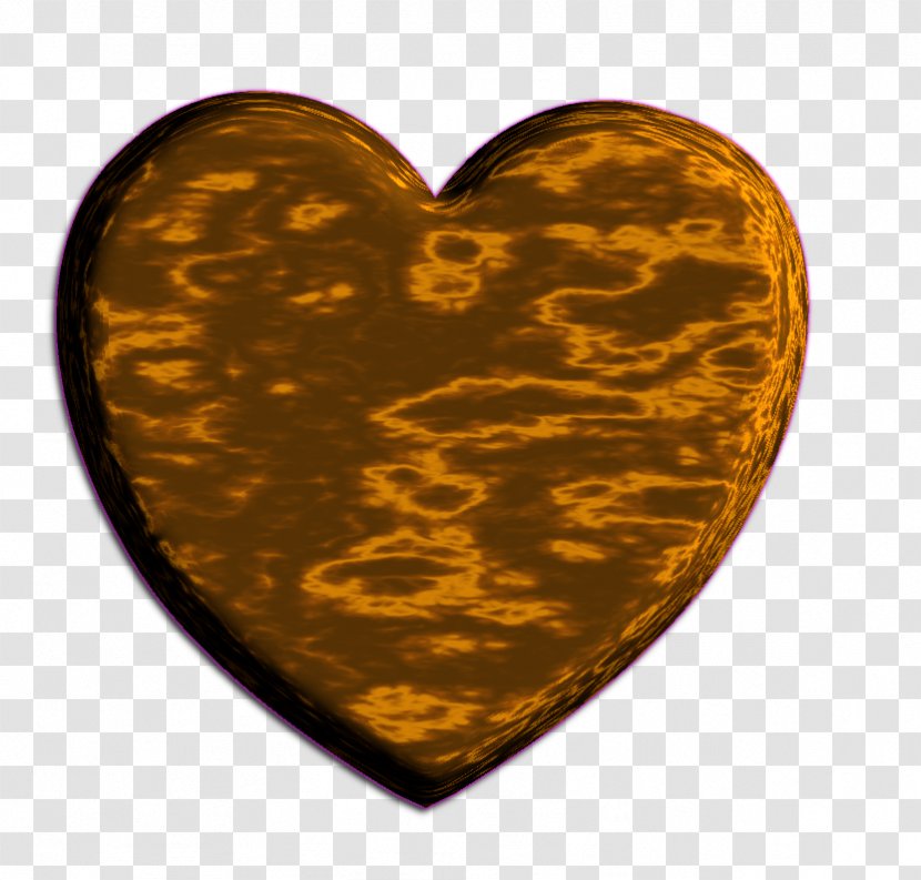 Brown Heart - 61 Transparent PNG