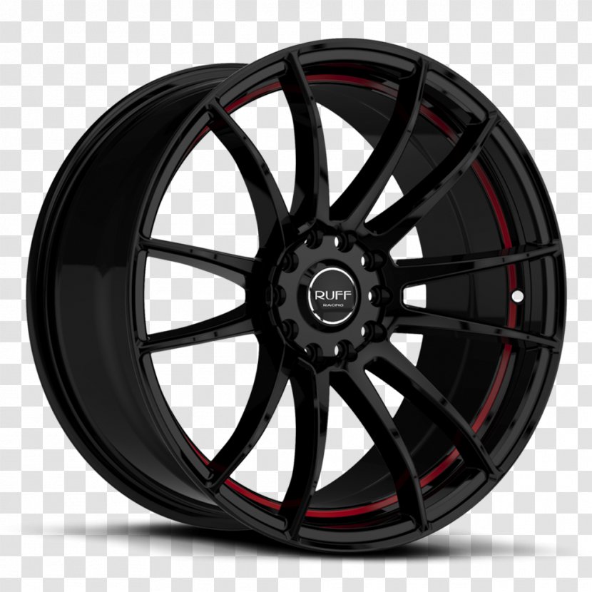 Car Rim Wheel Sizing Tire - Red Silk Strip Transparent PNG