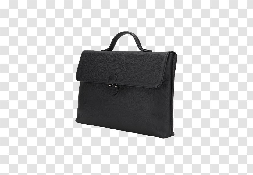 Briefcase Leather Handbag Brand - Business Bag - PALLA Side Transparent PNG