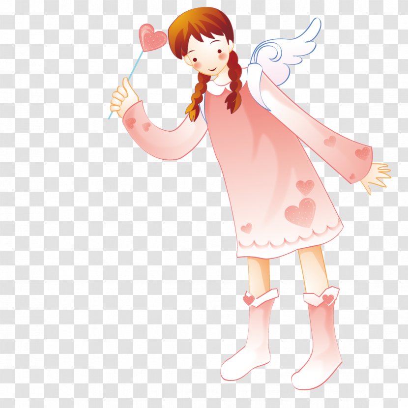 Download Google Images Illustration - Silhouette - Take Lollipop Little Angel Transparent PNG