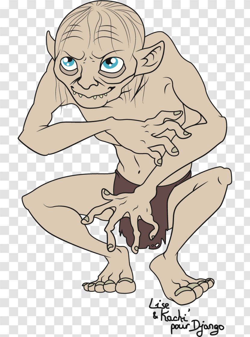 Gollum Drawing Clip Art - Watercolor Transparent PNG