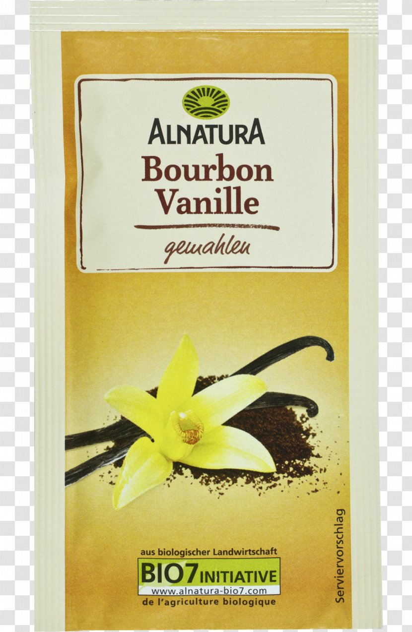 Organic Food Vanilla Alnatura Bourbon-Vanille Edeka Transparent PNG