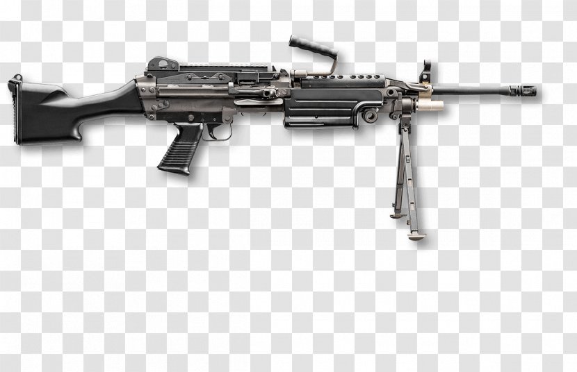 M249 Light Machine Gun Squad Automatic Weapon FN Herstal M240 - Cartoon - M Transparent PNG