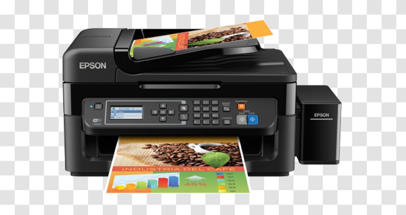 Multi-function Printer Inkjet Printing Image Scanner Automatic Document Feeder Transparent PNG