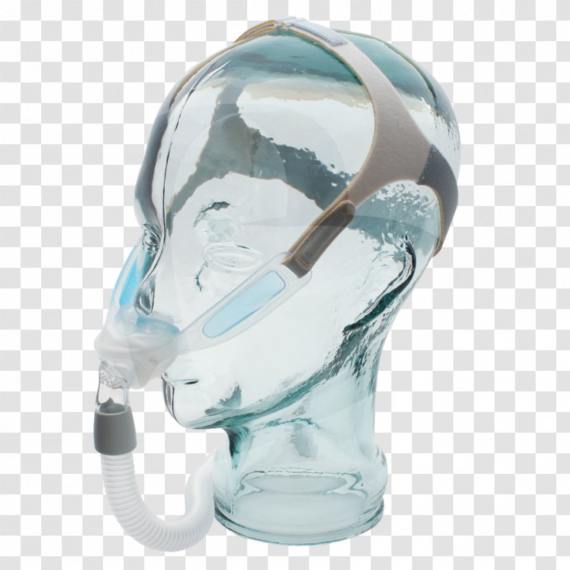 Glass Headgear - Turquoise - Oxygen Mask Transparent PNG