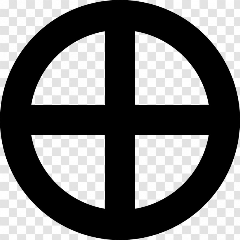Sun Cross Solar Symbol Bronze Age - Logo Transparent PNG