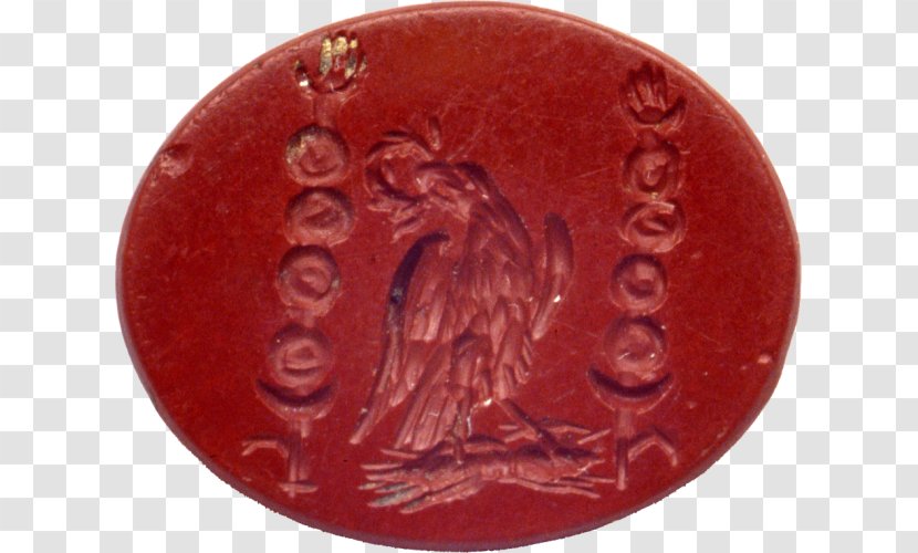 Engraved Gem Carnelian Drapers' Gardens Ancient Rome - Roman Eagle Transparent PNG