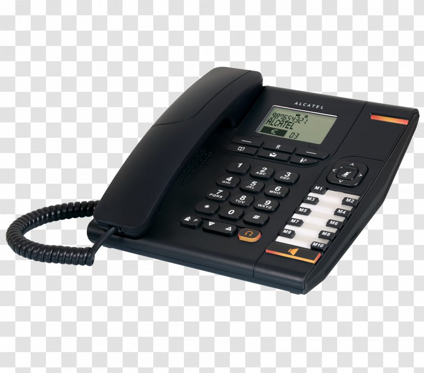 Alcatel Mobile Temporis 880 Telephone ALCATEL 780 Home & Business Phones - Caller Id - Visual Comfort Transparent PNG
