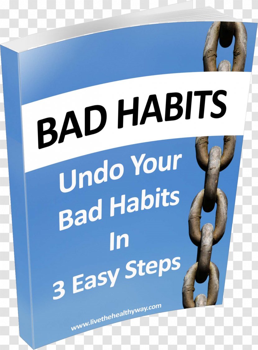 Bad Habit Learning Brand Display Advertising - Book - Habits Transparent PNG