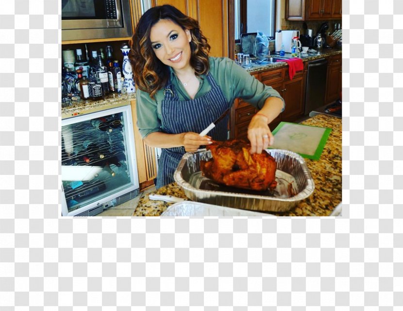 Celebrity Eva's Kitchen Thanksgiving Actor Television - Recipe - Eva Longoria Transparent PNG