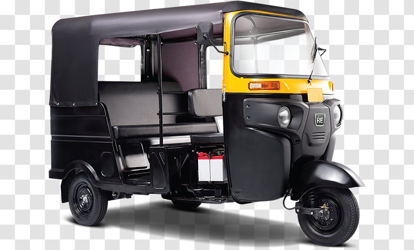 Bajaj Auto Rickshaw Car Three-wheeler - Wheel Transparent PNG