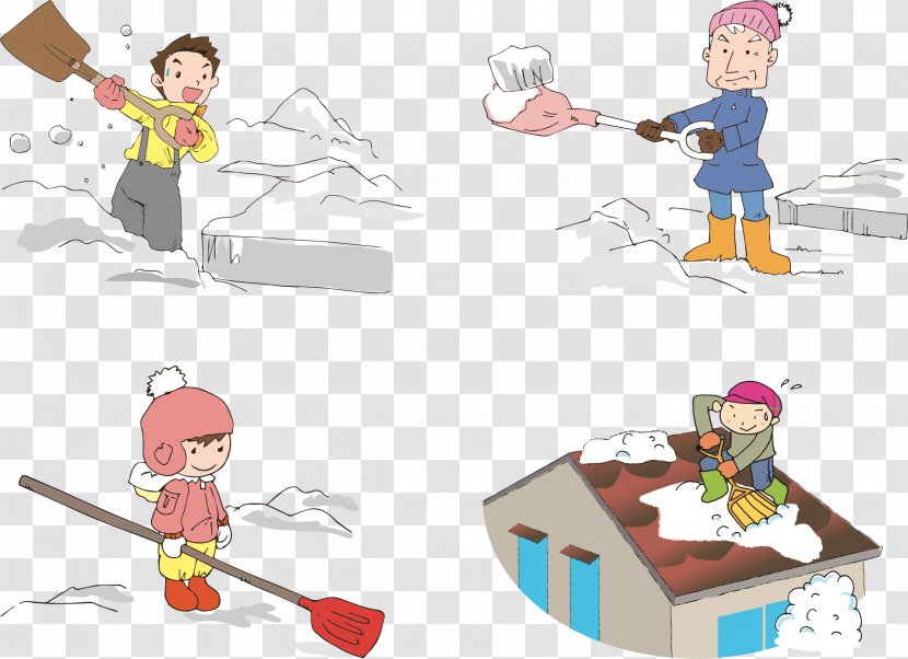 Snow Shovel Drawing Clip Art Transparent PNG