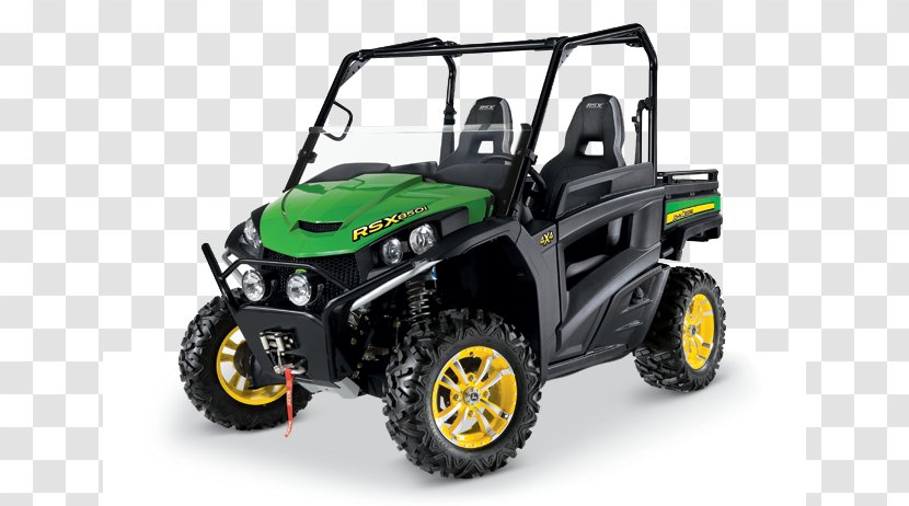 John Deere Gator Side By Utility Vehicle All-terrain - Straight-twin Engine Transparent PNG