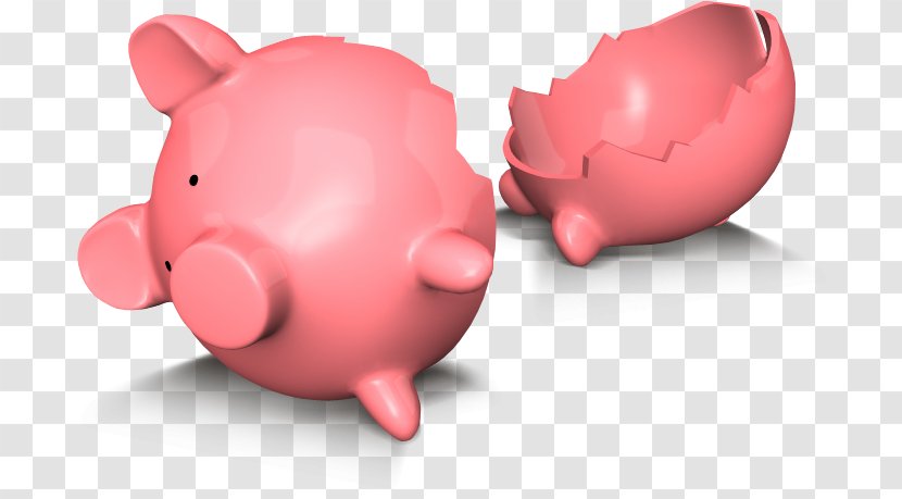 Piggy Bank Royalty-free Stock Photography - Red Transparent PNG