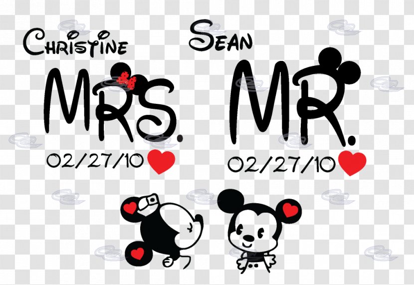 Mickey Mouse Minnie T-shirt Mrs. Mr. - Flower - Pirates Transparent PNG