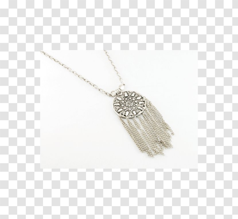 Locket Necklace Silver - Pendant - Bohemian Style Transparent PNG