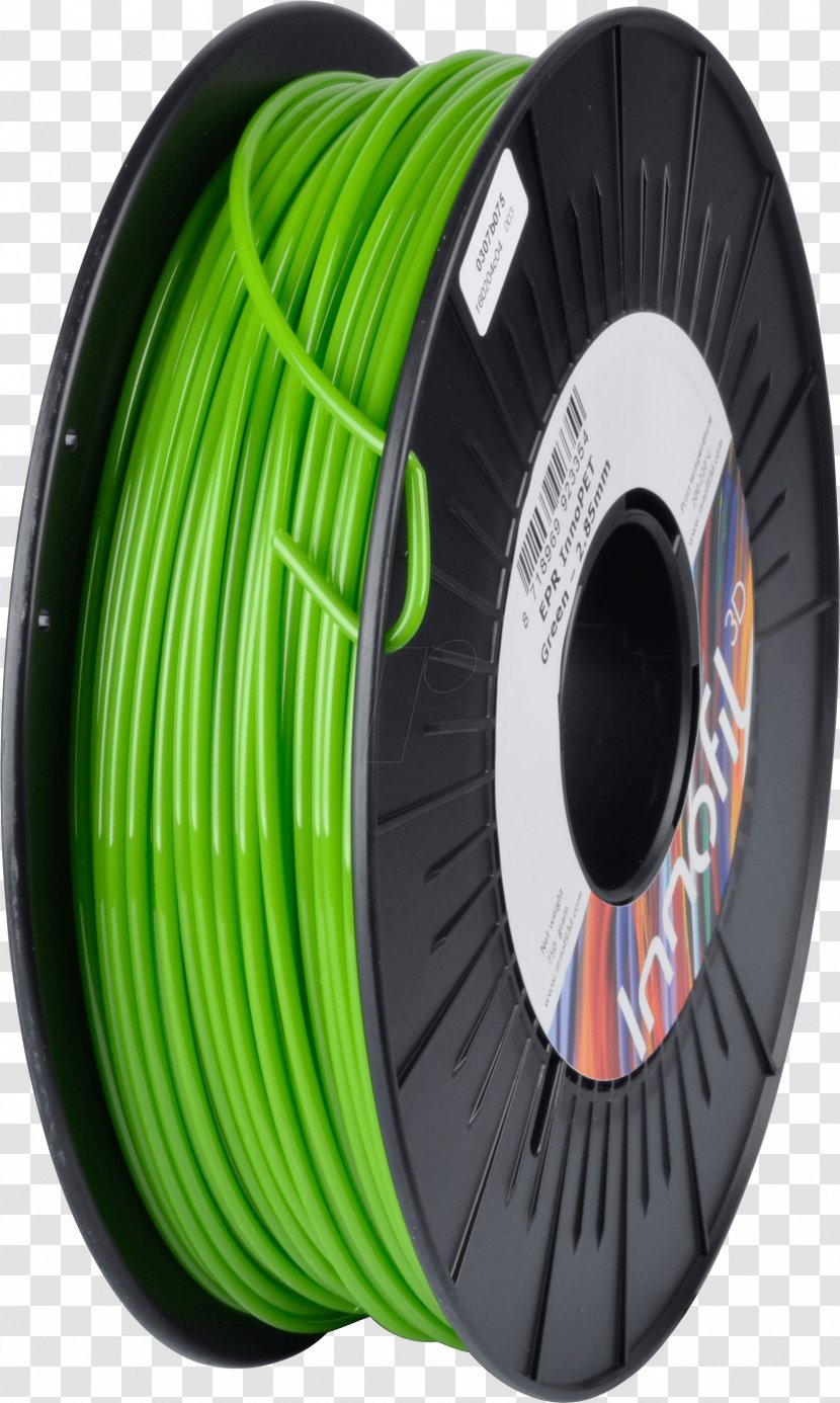 Innofil3D BV 3D Printing Filament Printers - Pet - Green Transparent PNG