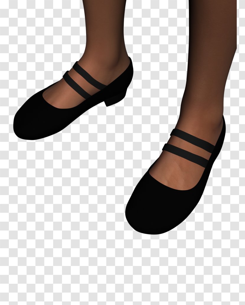 Ballet Flat High-heeled Shoe Mary Jane Strap - Frame Transparent PNG