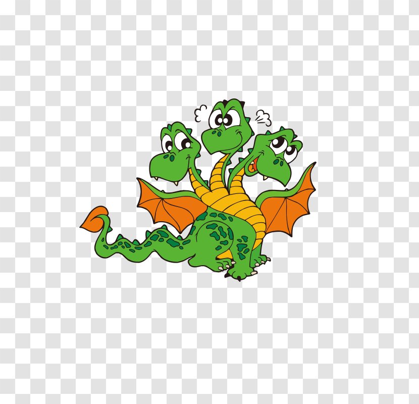 Cartoon Dragon Clip Art - Tree Frog - Three Dragons Transparent PNG