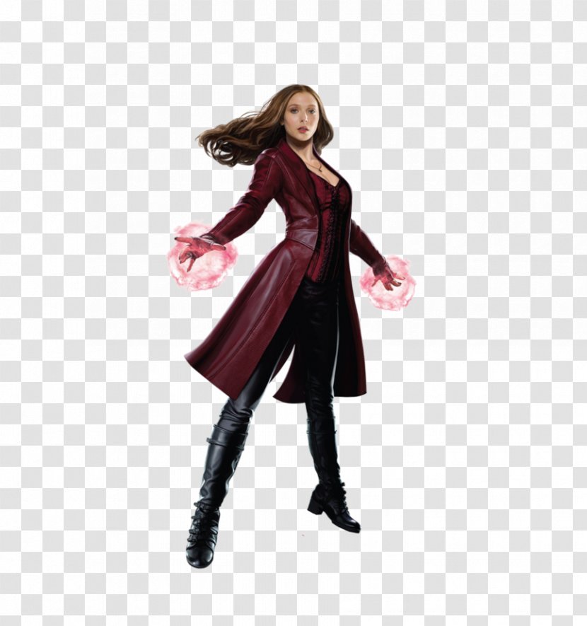 Wanda Maximoff Quicksilver Vision Captain America Marvel Cinematic Universe - Outerwear Transparent PNG