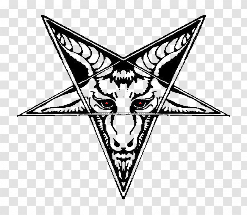 Lucifer The Satanic Witch Goat Baphomet Satanism - Satan Transparent PNG