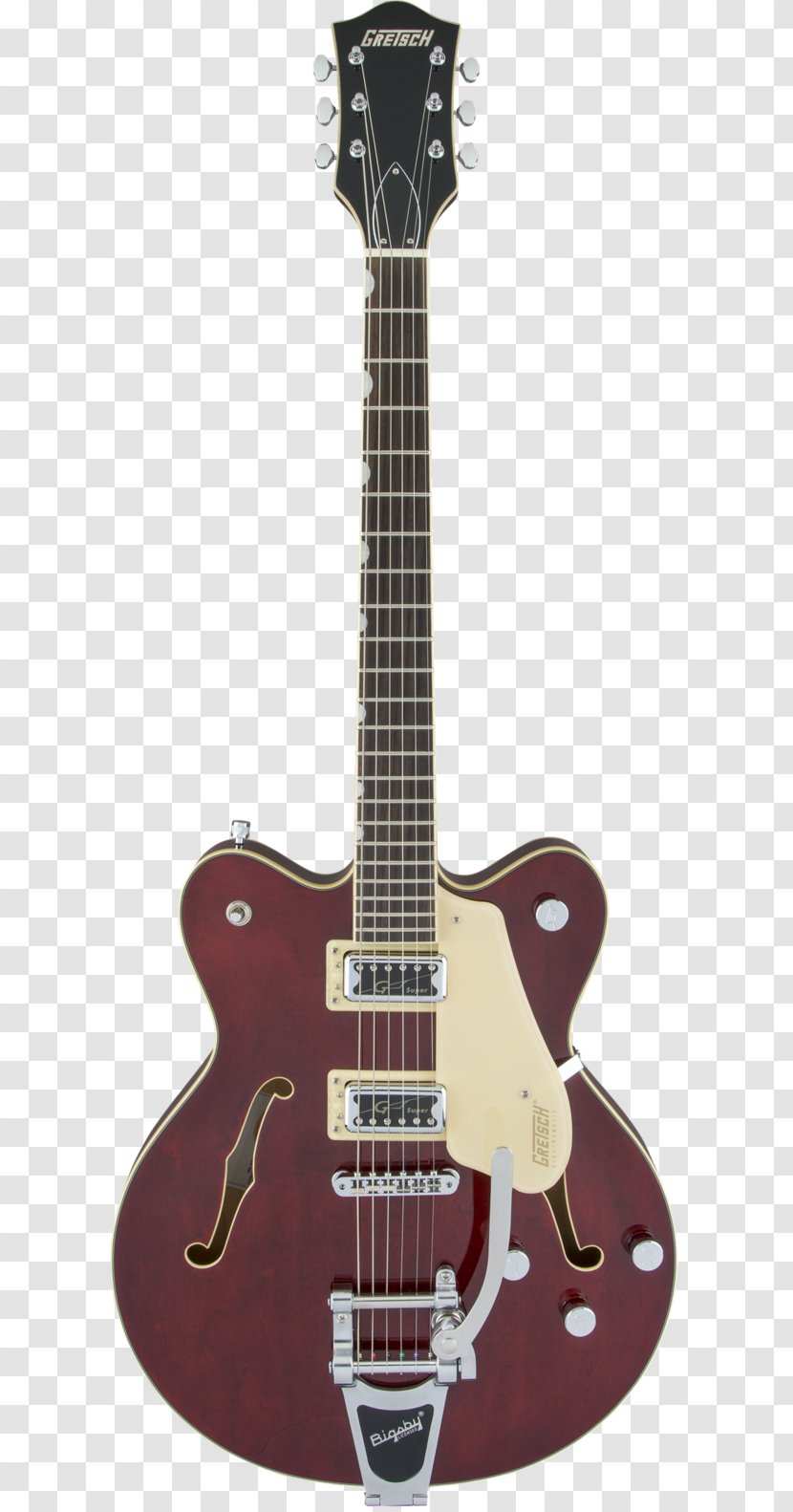 Cutaway Gretsch G5622T-CB Electromatic Electric Guitar Bigsby Vibrato Tailpiece Semi-acoustic Transparent PNG