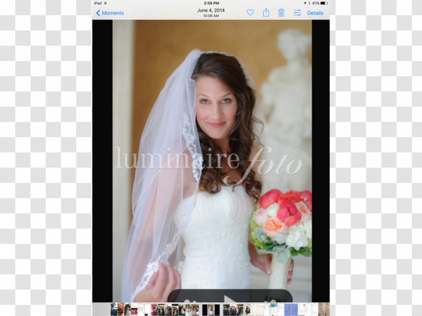 Wedding Dress Bride Veil - Flower Transparent PNG