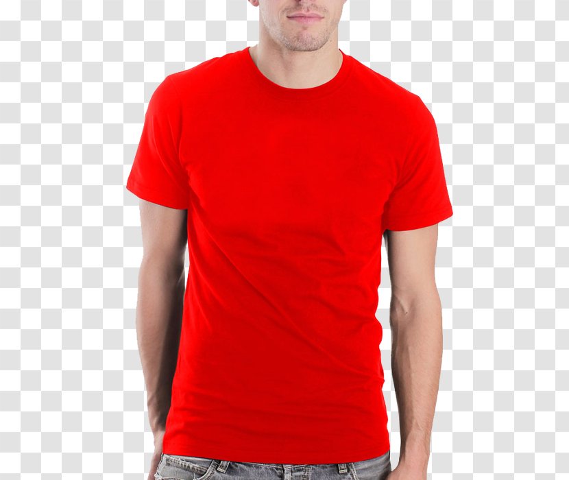 T-shirt Red Discounts And Allowances Raglan Sleeve - Neck Transparent PNG