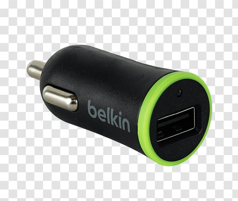 Battery Charger Car Micro-USB Belkin - Electronic Device Transparent PNG