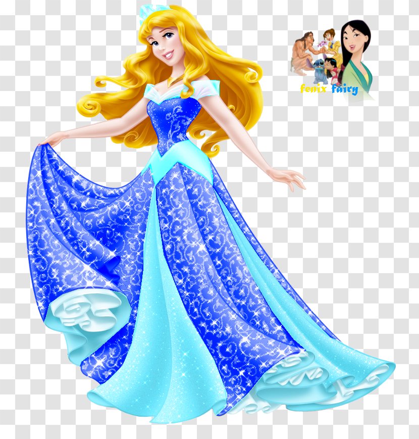 Princess Aurora Belle Cinderella Jasmine Tiana - Costume Transparent PNG