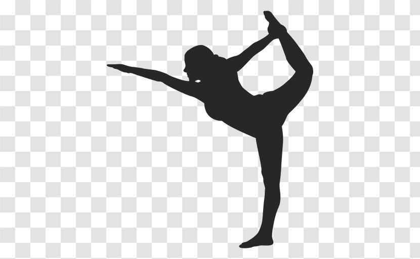 Silhouette Hot Yoga - Stretching Transparent PNG