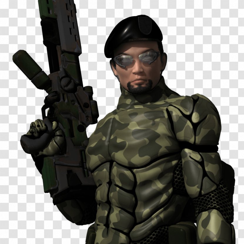 Soldier Firearm Military Marksman Mercenary - Militia Transparent PNG