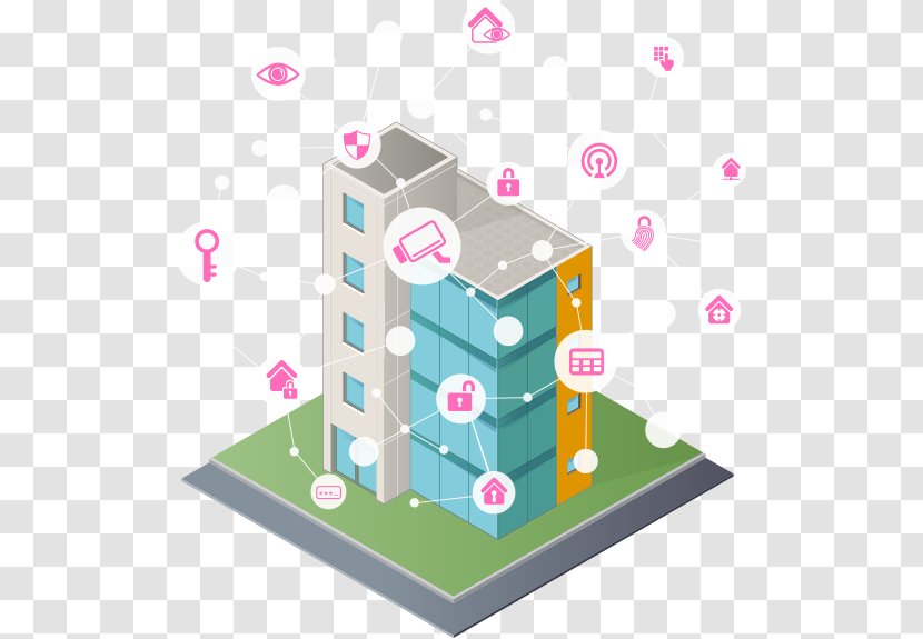 Commercial Building Internet Of Things Architectural Engineering Automation - Smart Transparent PNG