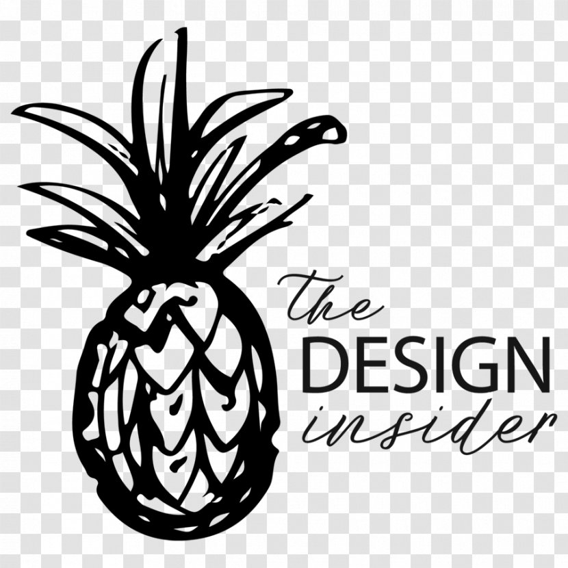 Pineapple Drawing Clip Art - Black And White Transparent PNG