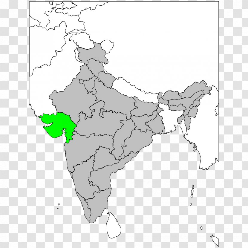Map India Transparent PNG