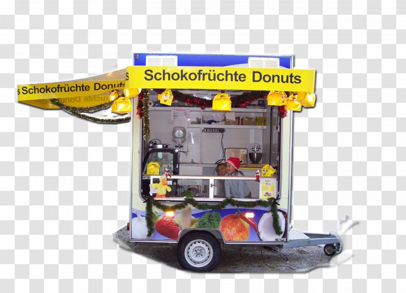 Slush Donuts Ice Cream Van Trailer Transparent PNG