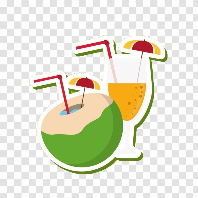 Vector Graphics Cocktail Drink Image Design - Royaltyfree - Flat Icon Transparent PNG