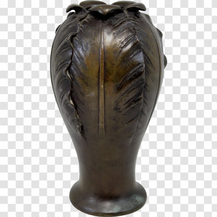 Vase - Sculpture - Bronze Drum Design Transparent PNG