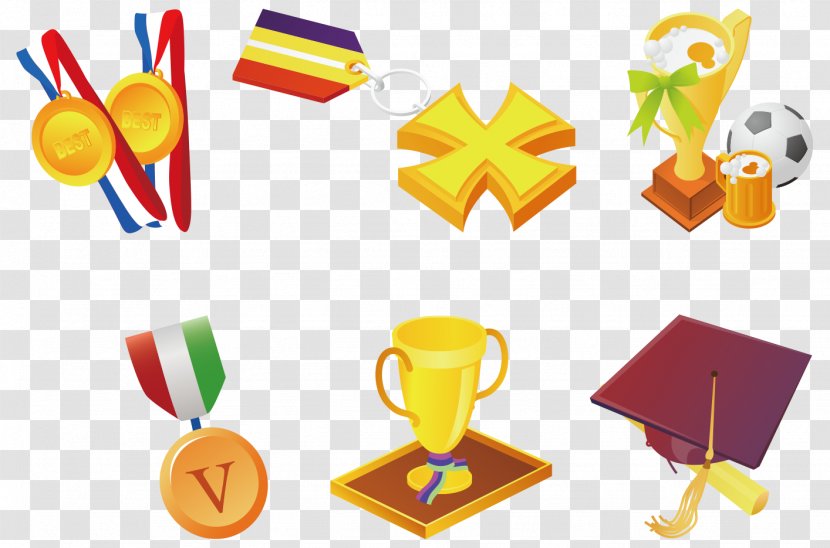 Medal Clip Art - Trophy Transparent PNG