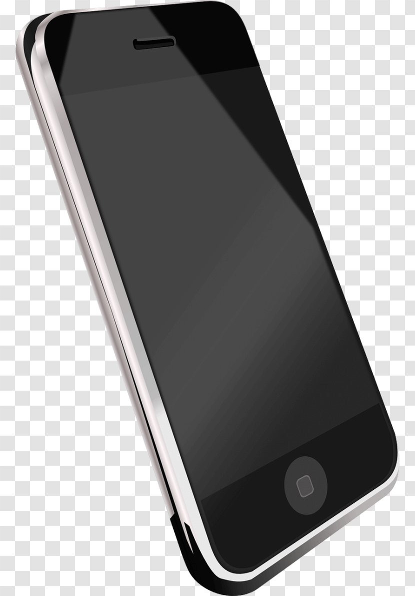 Smartphone IPhone Touchscreen Clip Art - Electronic Device Transparent PNG