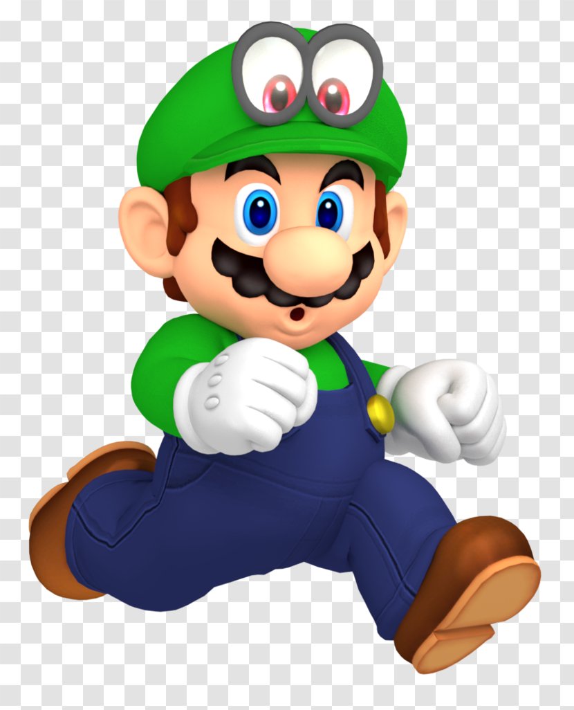 Super Mario Odyssey 64 DS Luigi Galaxy Transparent PNG