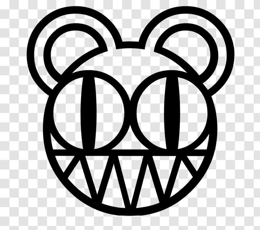 Radiohead Logo In Rainbows Kid A Artist - Heart - Silhouette Transparent PNG