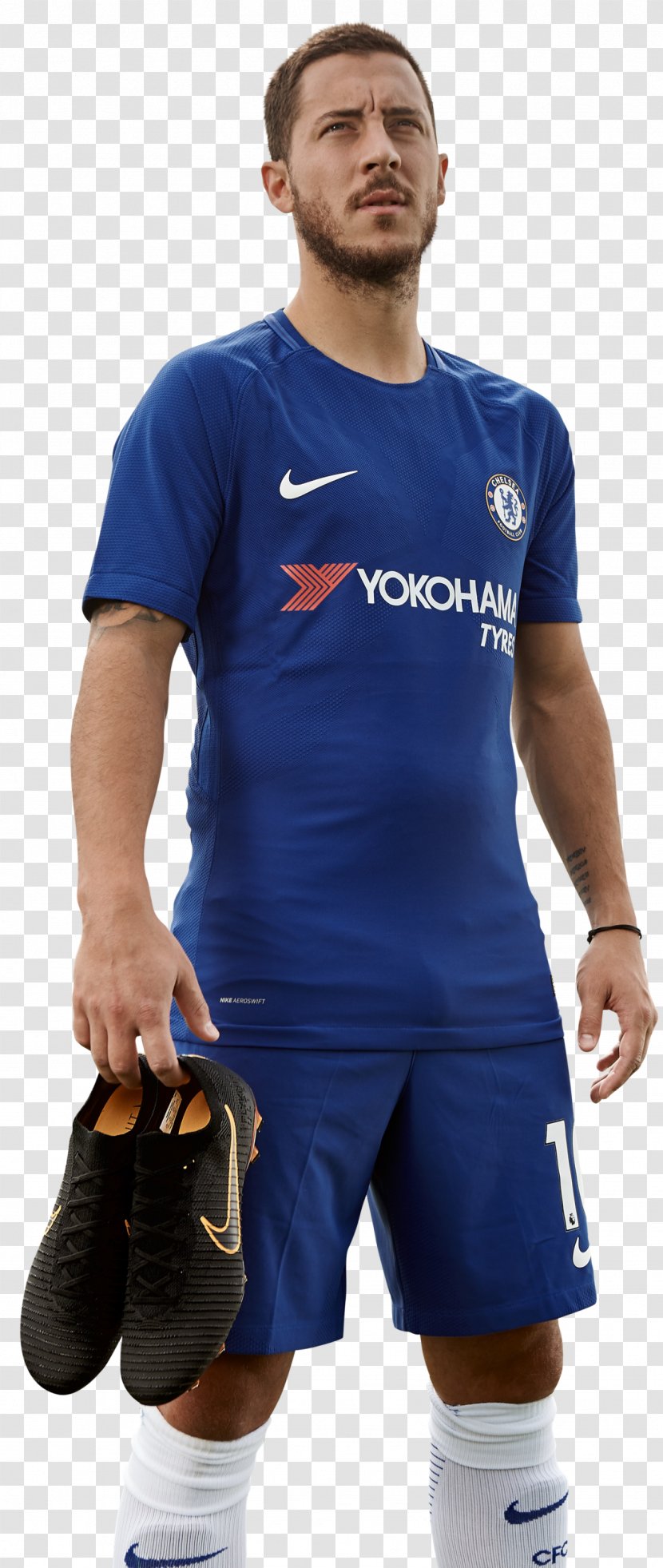Eden Hazard Chelsea F.C. Premier League Football Boot Nike - Neck Transparent PNG