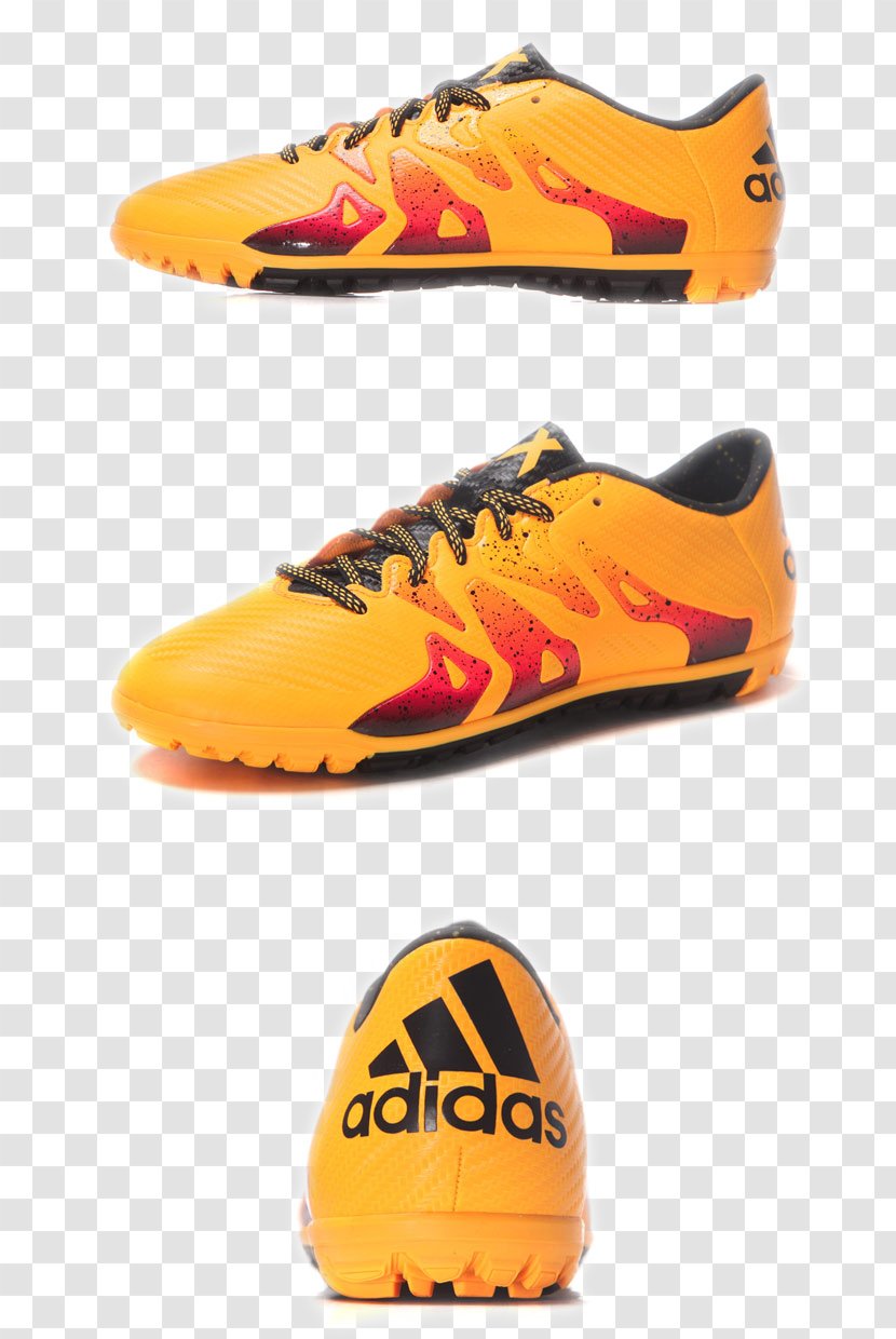 Sneakers Shoe Adidas - Orange - Soccer Shoes Transparent PNG
