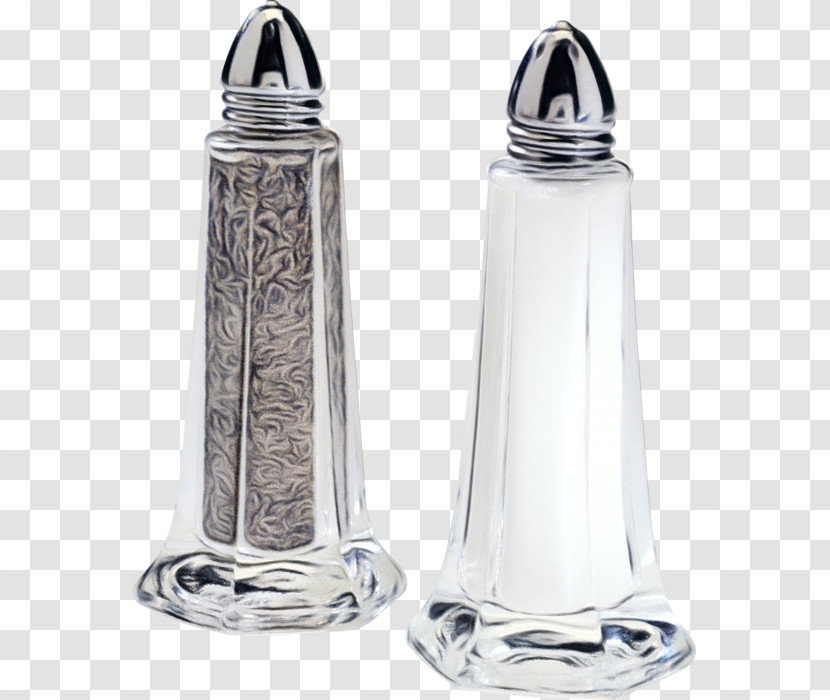 Salt And Pepper Shakers Glass Tableware Silver Candle Holder Transparent PNG