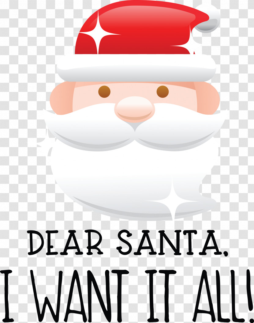 Dear Santa Christmas Transparent PNG