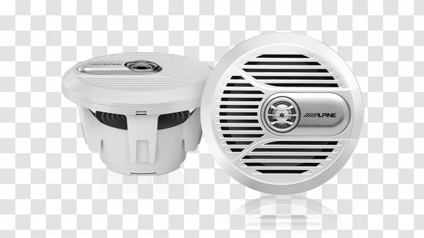 Loudspeaker SSV Street Sound & Vision Marine Speakers FUSION 2-Way Alpine Electronics - Tweeter Transparent PNG