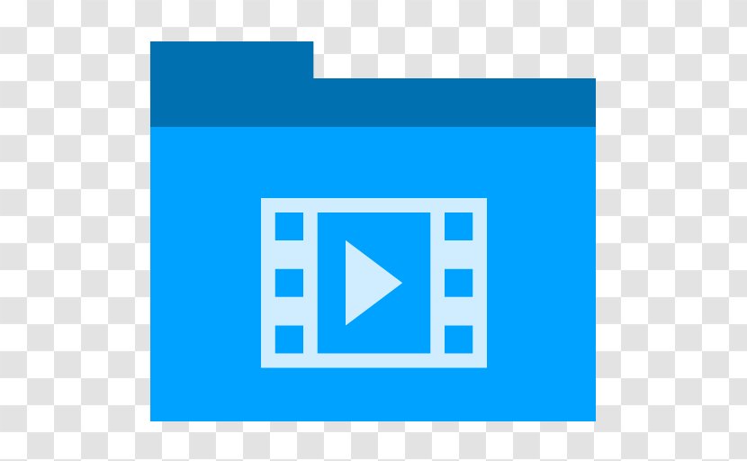 Blue Square Angle Area - Movies Transparent PNG